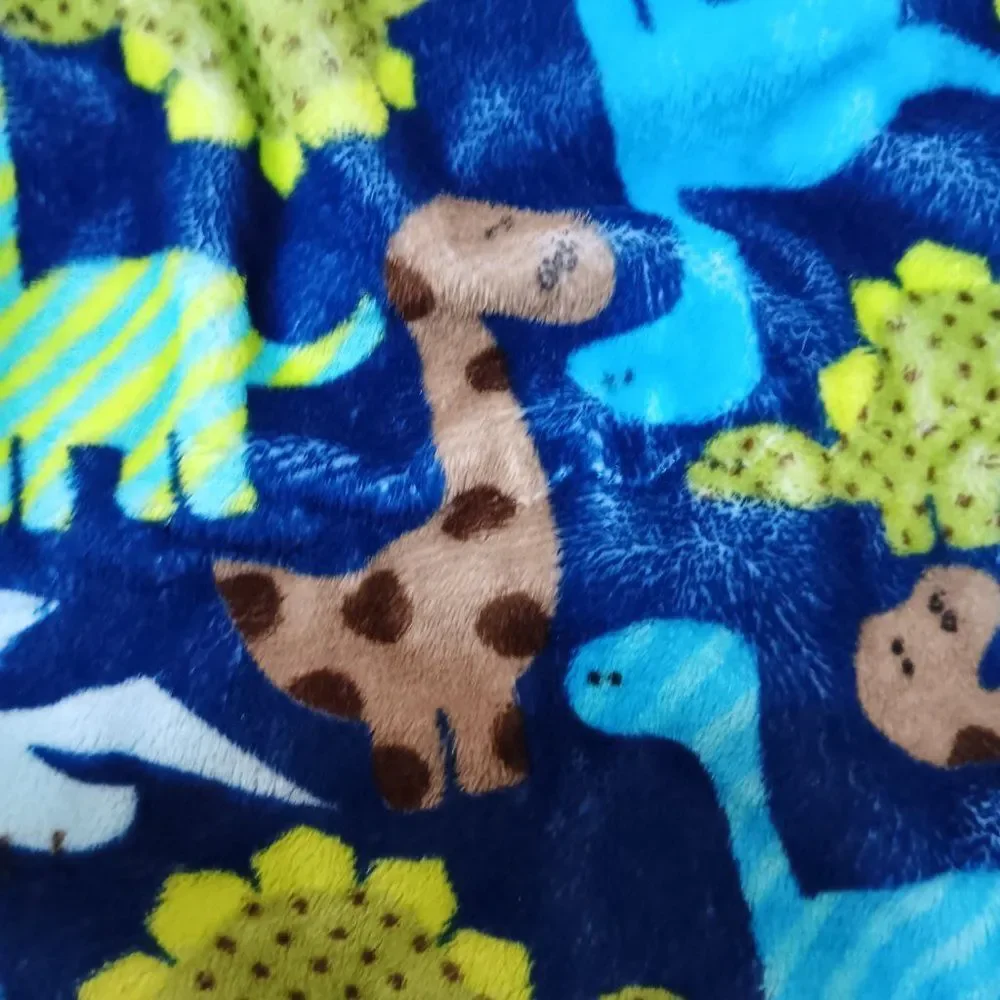 Handmade Dinosaur Spooky Applique Blanket Quilt Halloween